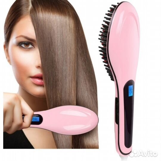 Электрическая расческа fast-hair-straightener HQT
