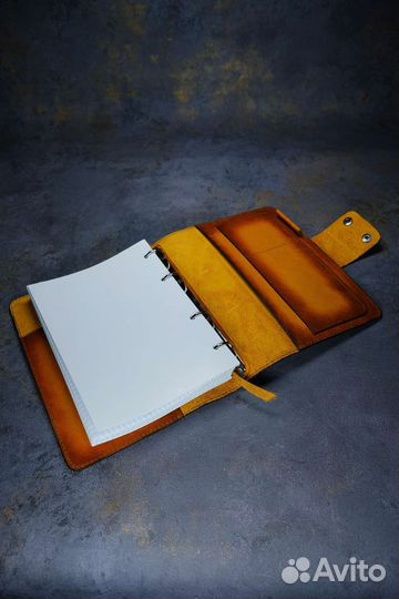 Ежедневник из натуральной кожи