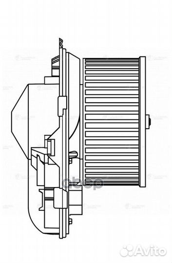 Электровентилятор отопителя (auto А/С) LFh 1802