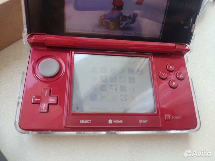 Прошитая Nintendo 3DS Red 32Gb+игры