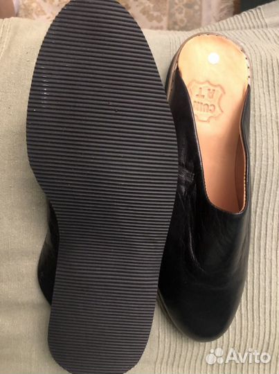 Сабо размер 42 унисекс натуральная кожа производст