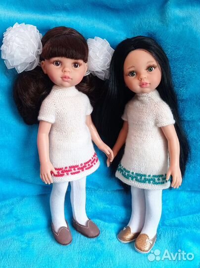 Вязаные наряды для кукол