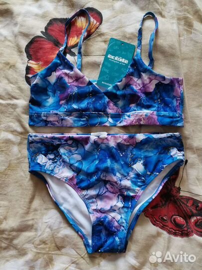 Купальник для девочки раздельный новый, 158-164