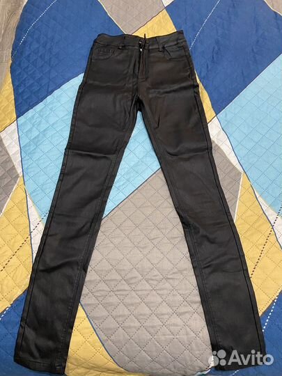 Брюки кожаные