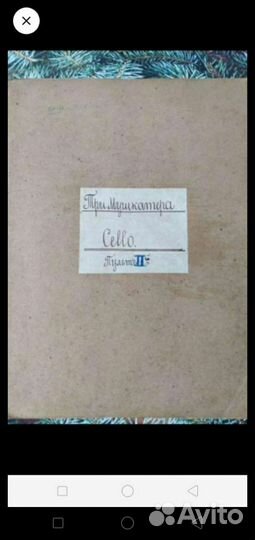 Дирижерские пометы П.И.Чайковского,3 альбома