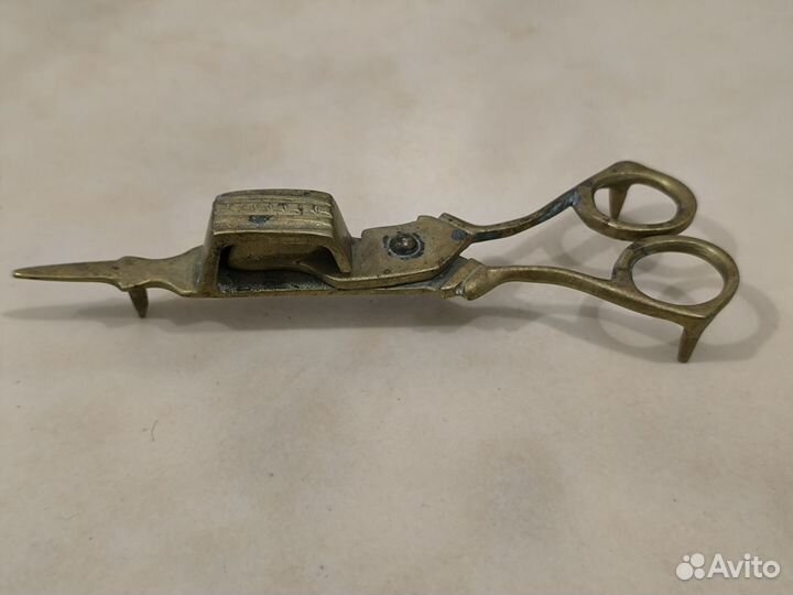 Ножницы для фителя германия. латунь или бронза