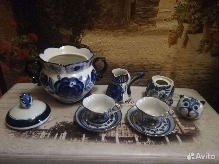 Посуда гжель