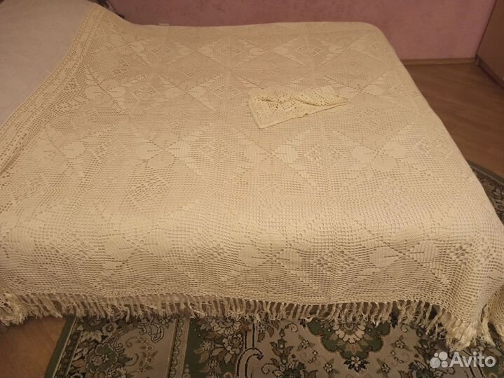 Покрывало вязаное крючком