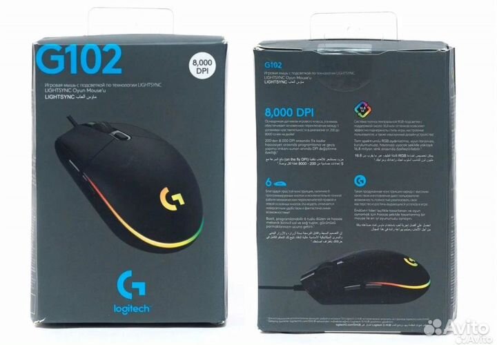 Игровая мышь logitech g102