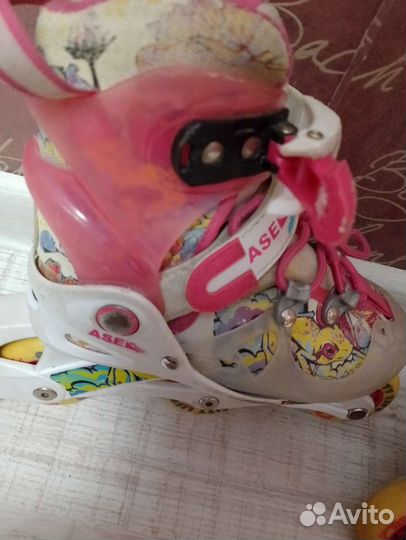 Роликовые коньки детские раздвижные