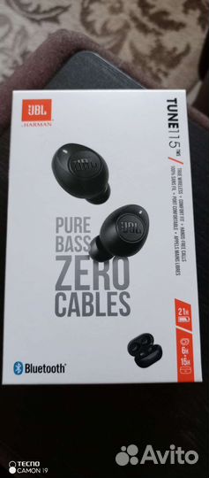 Беспроводные наушники jbl tune 115 tws