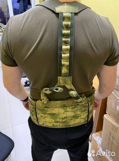 Боевой пояс с баллистической защитой и лямками Бр1