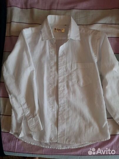 Рубашки школьные 120 рост
