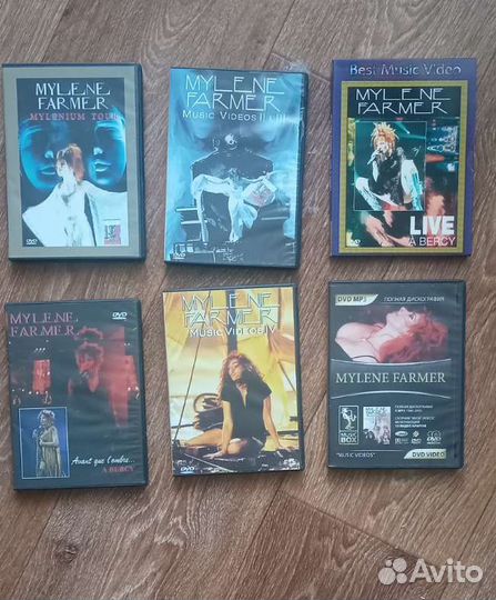 DVD концерты Mylen Farmer,Enigma,Depeche Mode