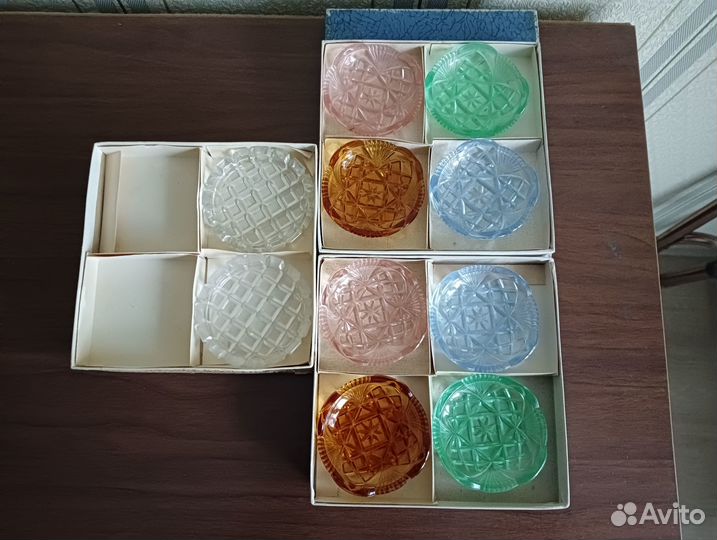 Хрустальная посуда в ассортименте: