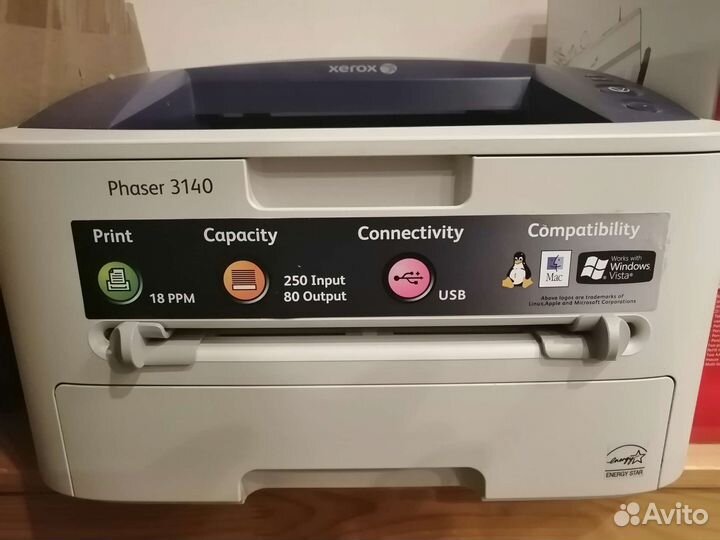 Принтер лазерный xerox phaser 3140