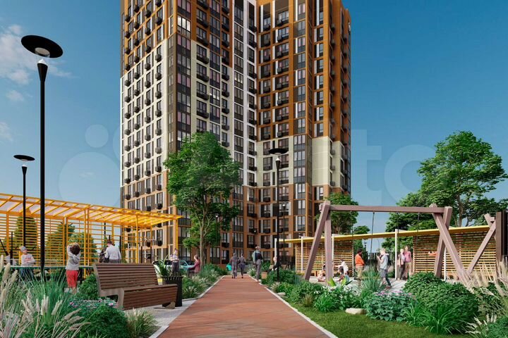 2-к. квартира, 45,5 м², 15/16 эт.