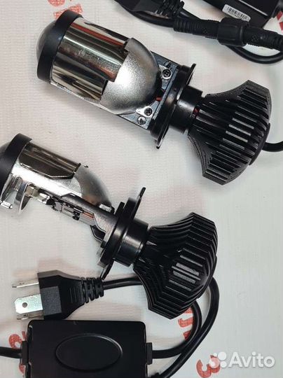 Лампа светодиодная с линзой H4 LED