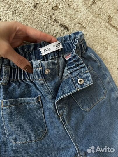 Джинсы zara 92 черные