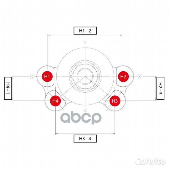 Шаровая опора нижняя toyota hiace/regiusace/SUR