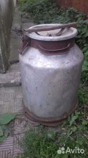 Бедон алюминиевый