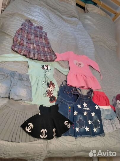 Вещи пакетом на девочку 3-4 года