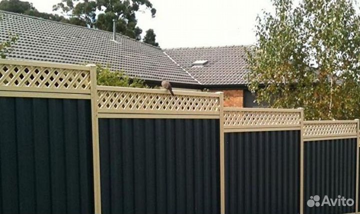 Забор из профнастила с гарантией качественно