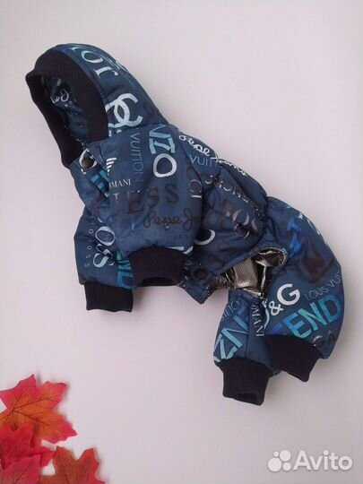 Комбинезон утепленный для собак- 27 см длина спины