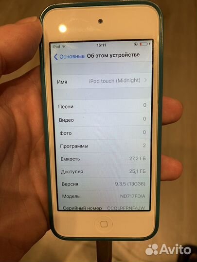 Плеер iPod touch 5 32GB