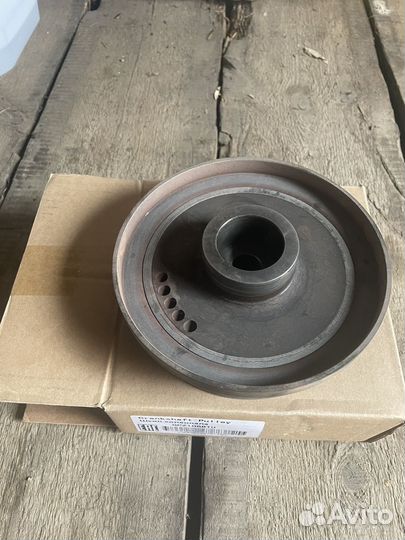 Шкиф демпфер коленвала Санта Фе 3