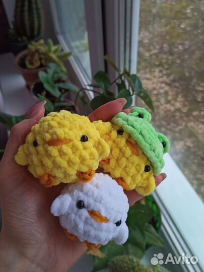 Игрушки вязаные плюшевые