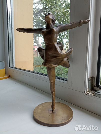 Фигуристка Бронза Статуэтка Спорт СССР