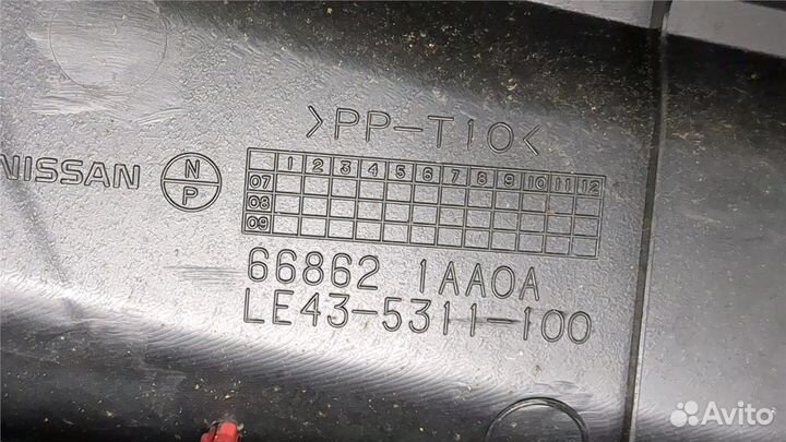 Жабо под дворники Nissan Murano, 2008