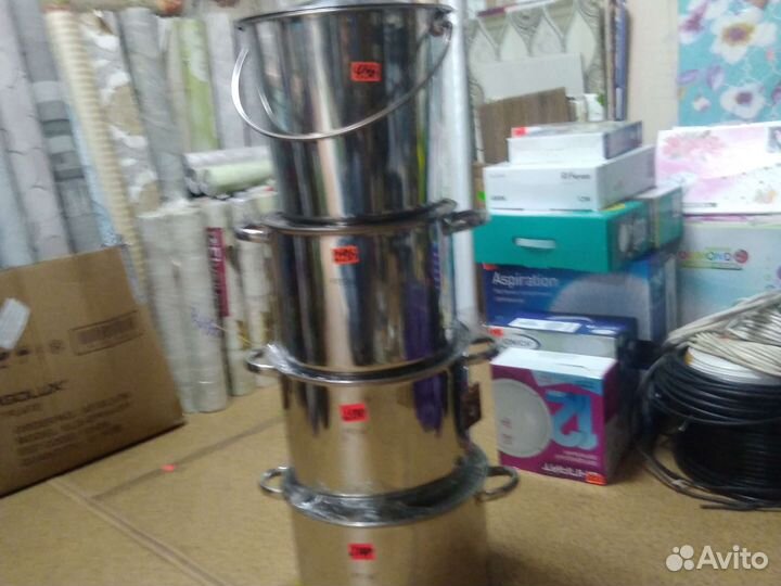 Кастрюля из нержавейки 8.1 л