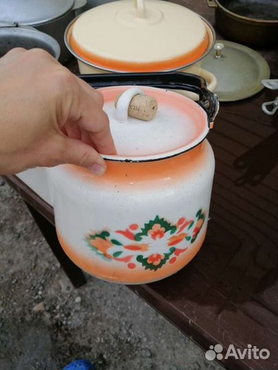 Чайник эмалированный