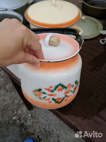 Чайник эмалированный