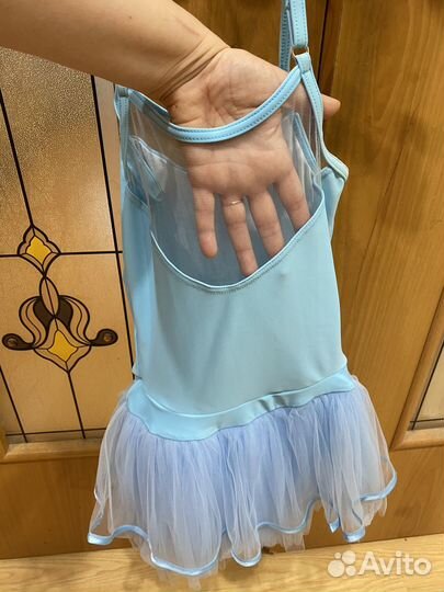 Купальник гимнастический с юбкой