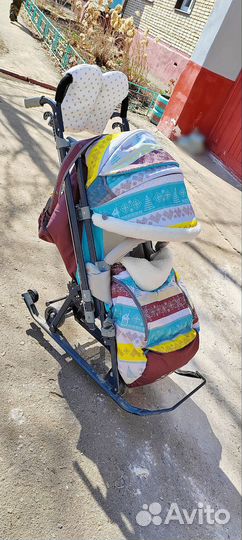 Санки коляска nika kids