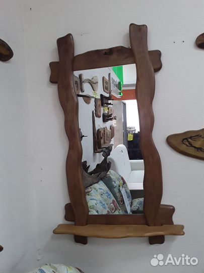 Зеркало, массив морёного дерева-2