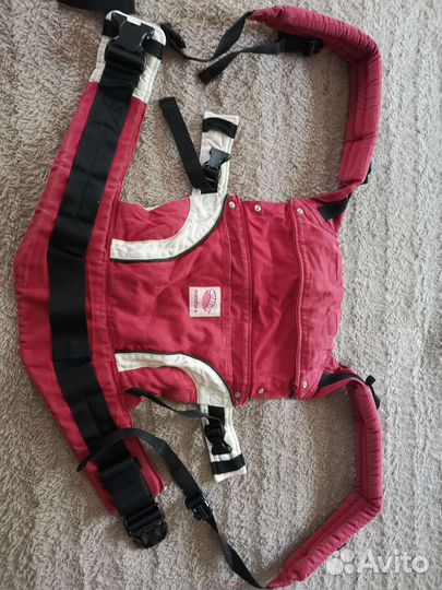 Эргорюкзак manduca pure cotton chilli red с4х м