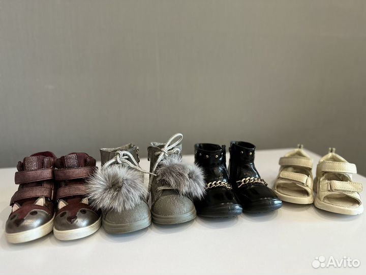 Ботинки демисезоные Котофей для девочки 21 22