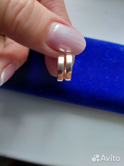 Золотые серьги 585 пробы