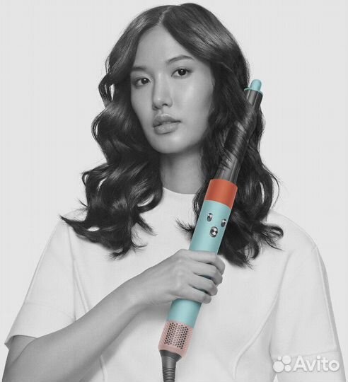 Мульти-Стайлер Dyson Airwrap HS05 508309-01 1300Вт бирюзовый макс.темп.:150С покрытие:турмалиновое