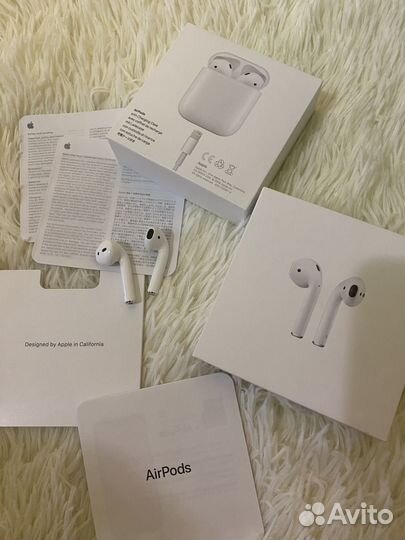 Наушники apple airpods 2 без кейса