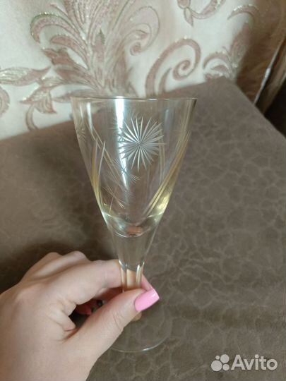 Фужеры хрустальные СССР