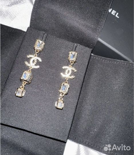 Серьги chanel оригинал