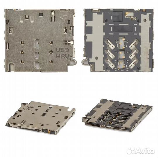 Разъем для sim-карты Samsung A320F, A520F, A530F