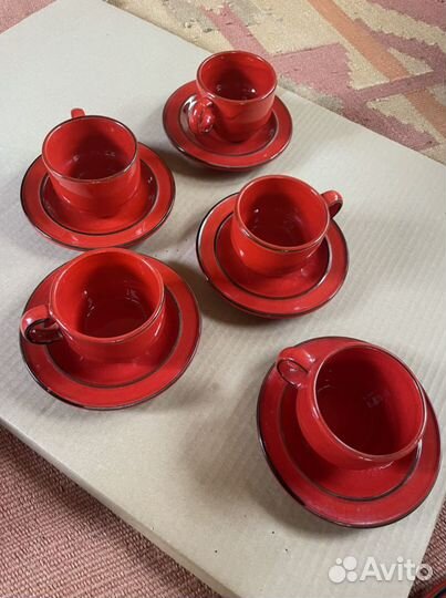 Посуда из югославии. Красная керамика