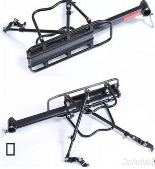 Багажник велосипедный 54х14 см с боковыми дугами