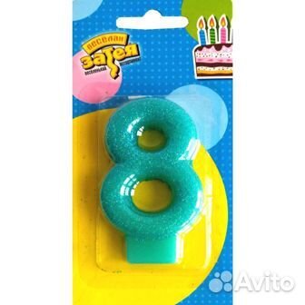 Свеча - цифра 